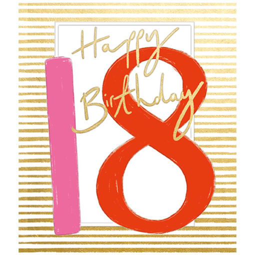 Picture of HAPPY 18TH BIRTHDAY CARD